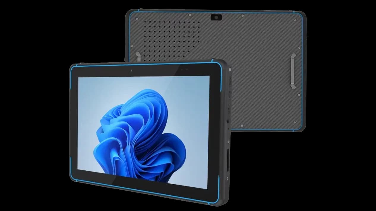 Vue de face de la tablette durcie CW-K10